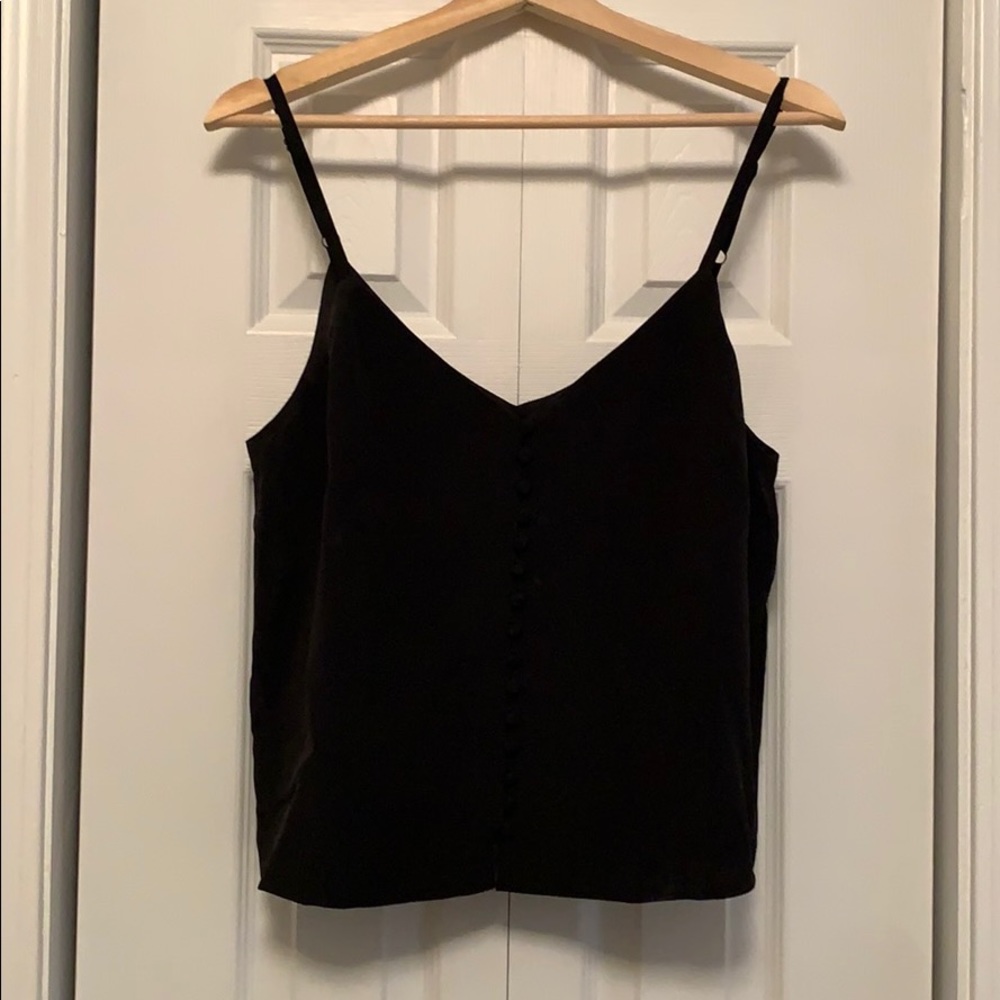 NWT Madewell crop cami with button front. Size 8.